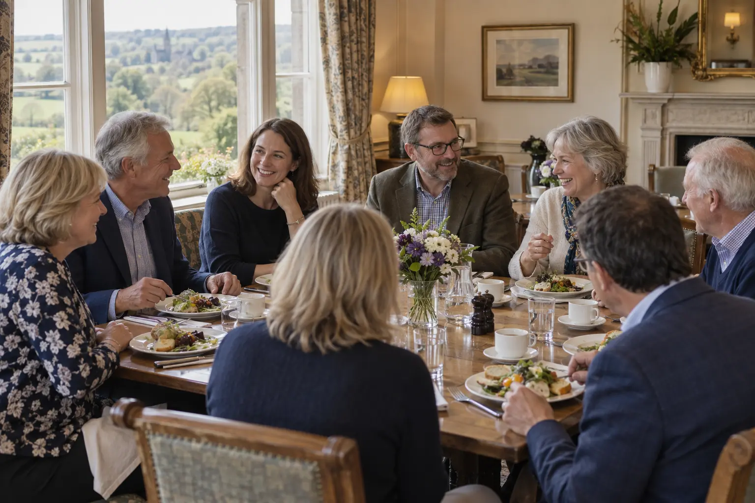 A welcoming Rotary lunch meeting