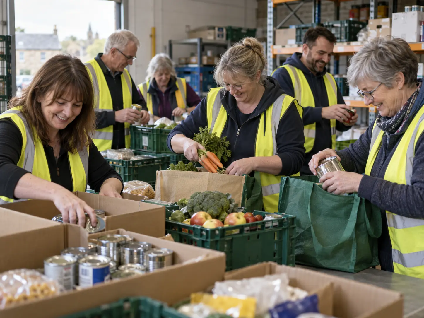 Rotary members supporting a local cause